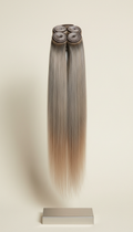 Platinum Mist tape-in human hair extensions