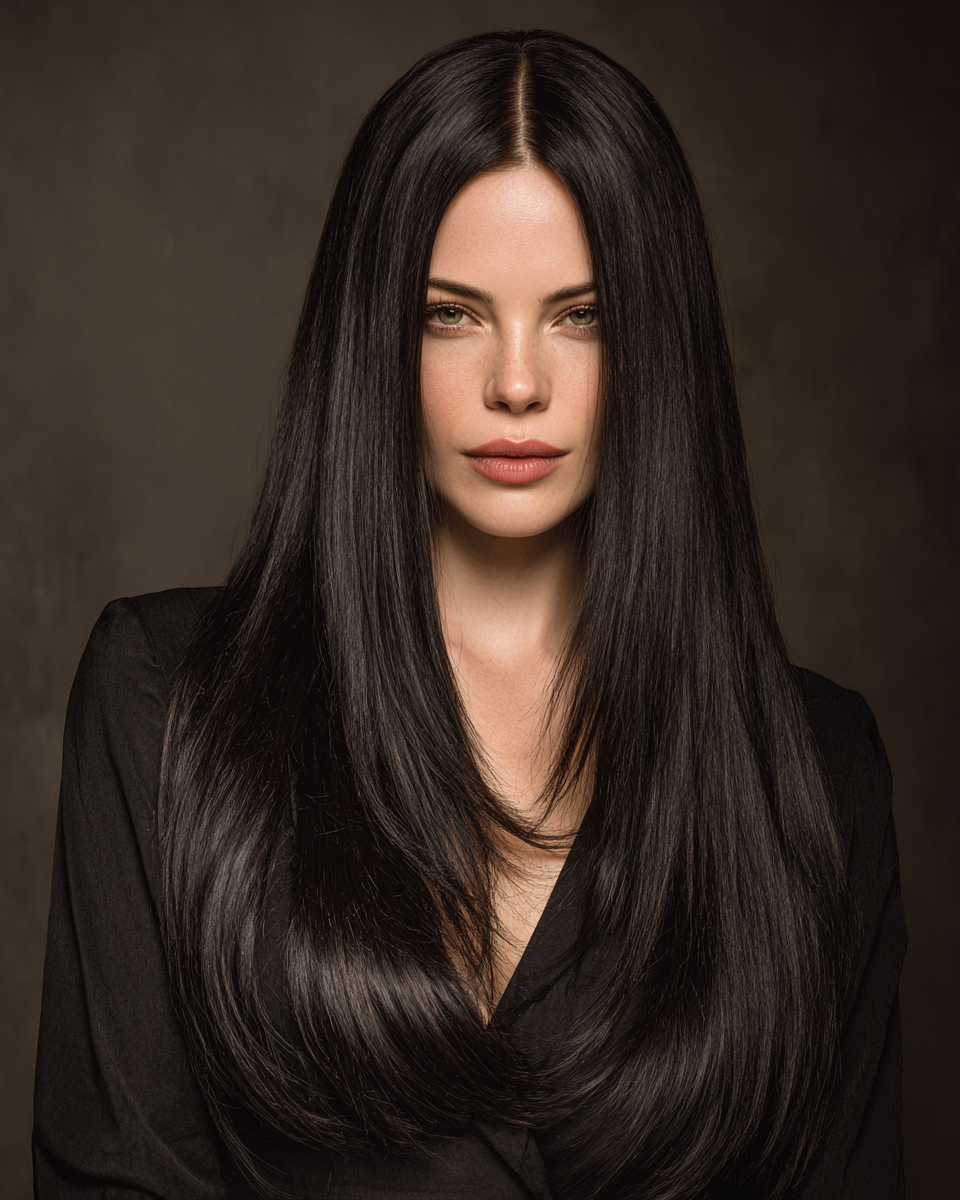 CALERTO straight human hair extensions