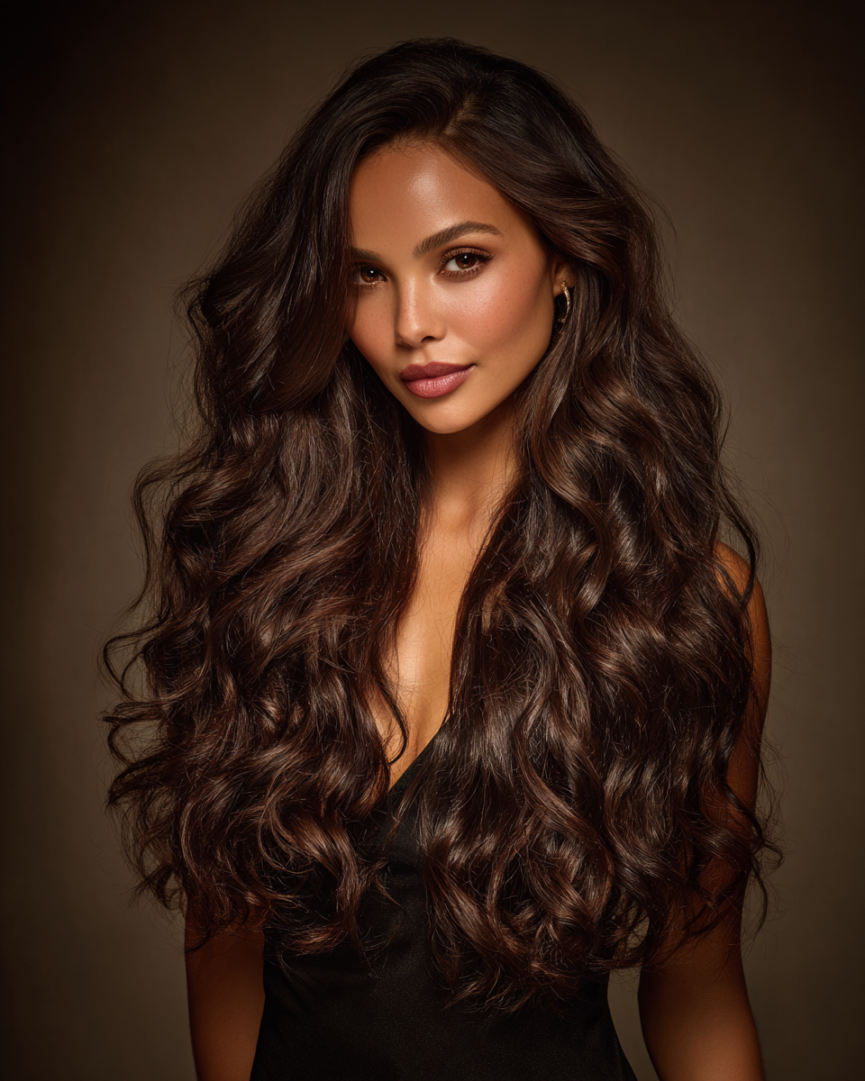 CALERTO wavy and curly human hair extensions